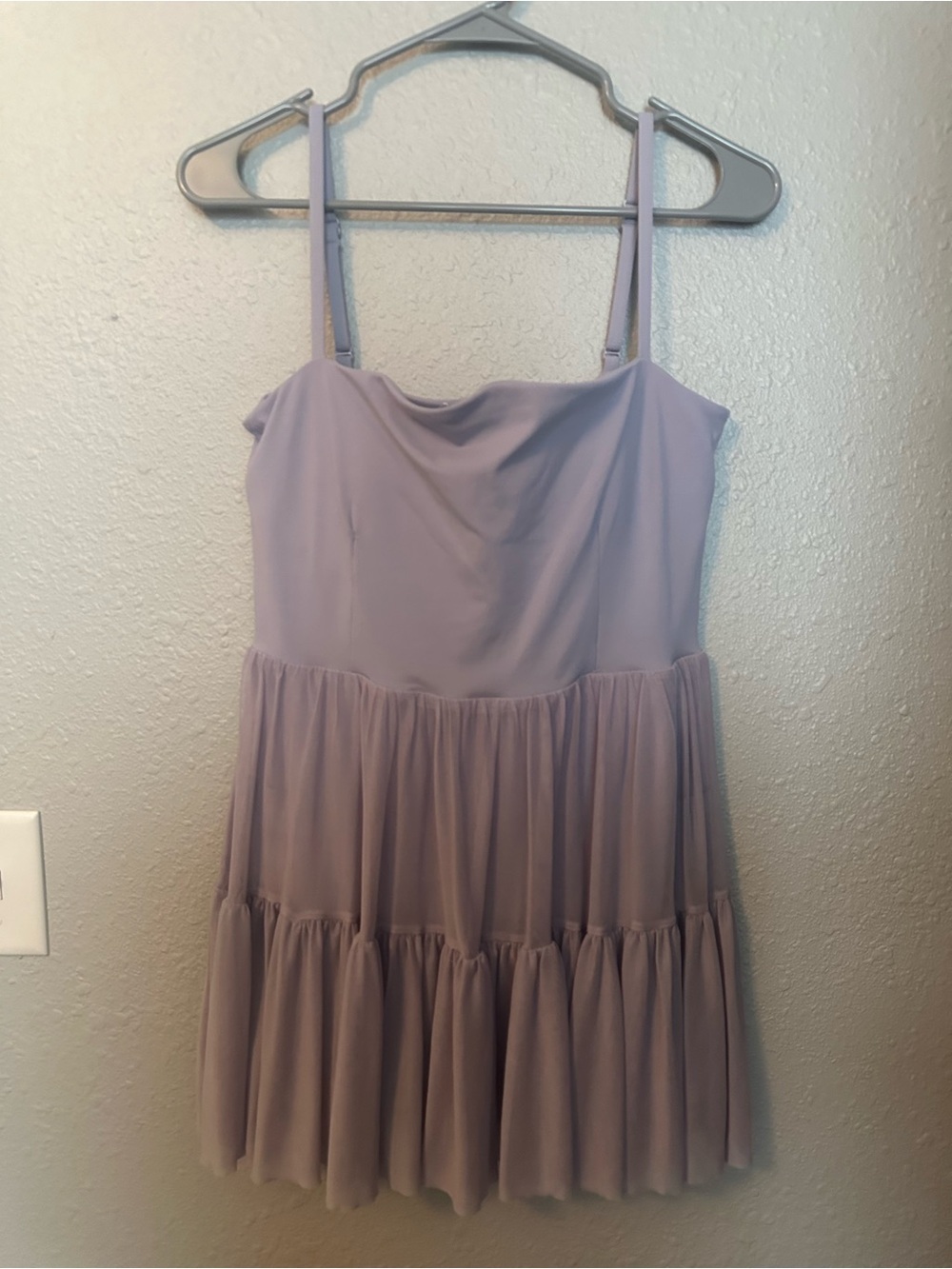 Blogilates Lilac Spaghetti-Strap Athletic Dress - Women L